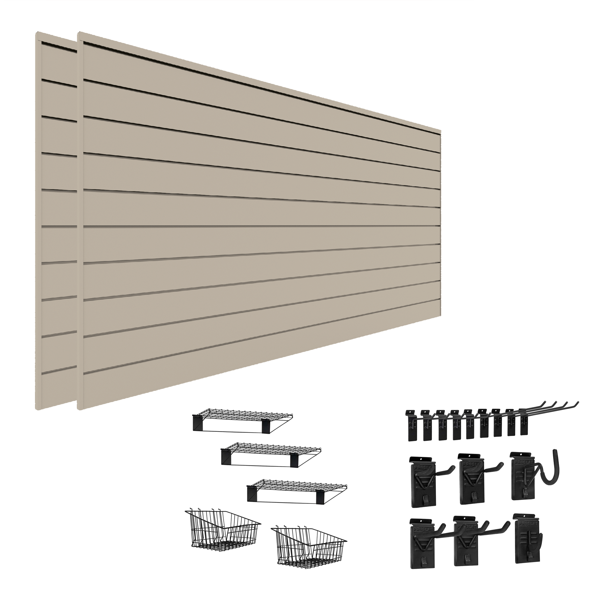 PVC Slatwall Ultimate Bundle – STEALTH