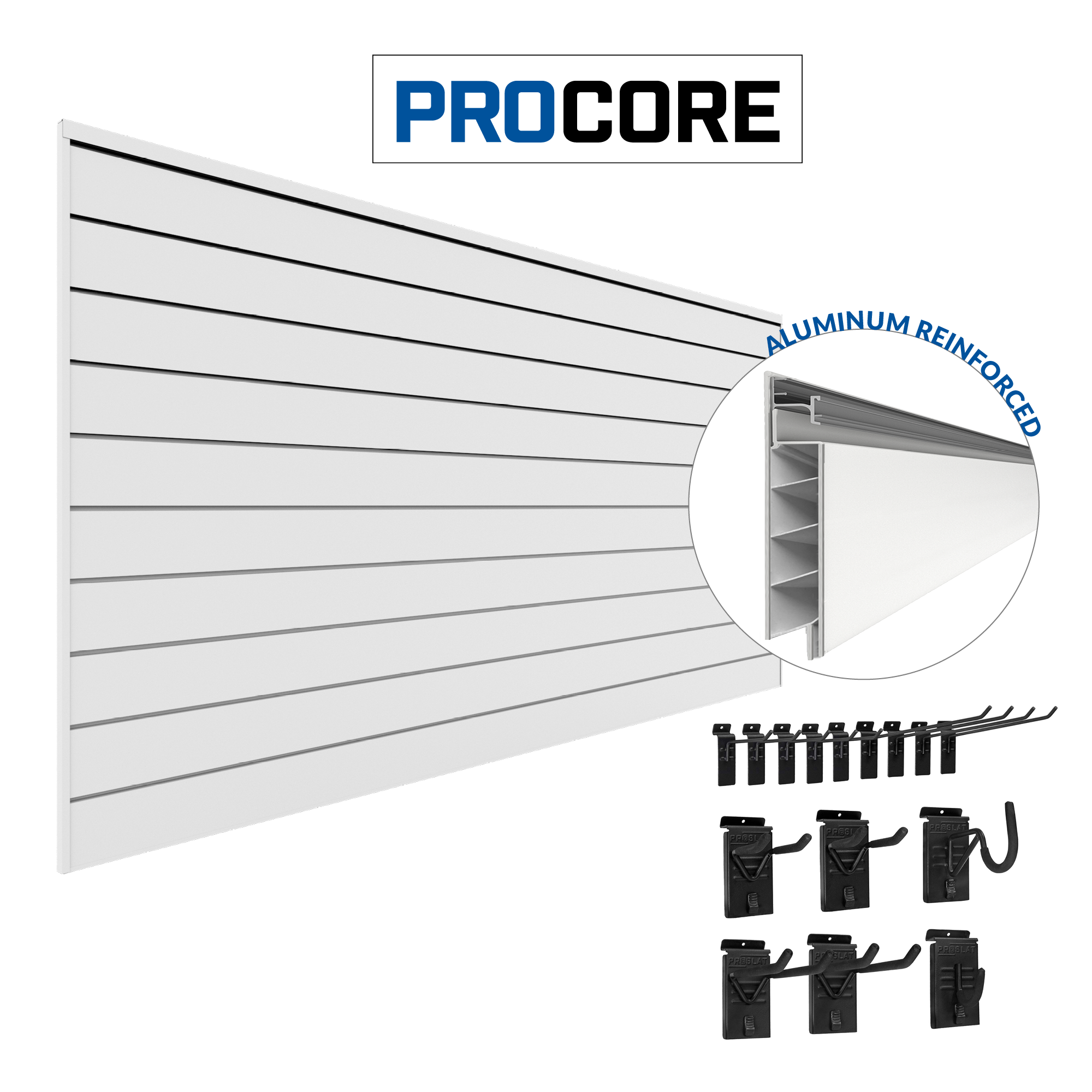 PROCORE Slatwall Basic Bundle – STEALTH