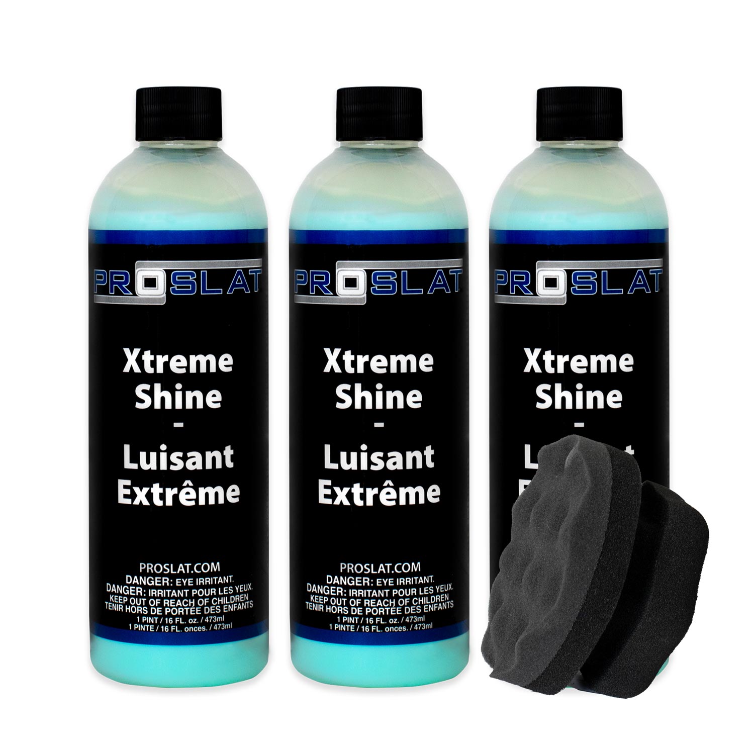 Nettoyant protecteur pour roues et pneus en lot de 3 – Avec applicateur