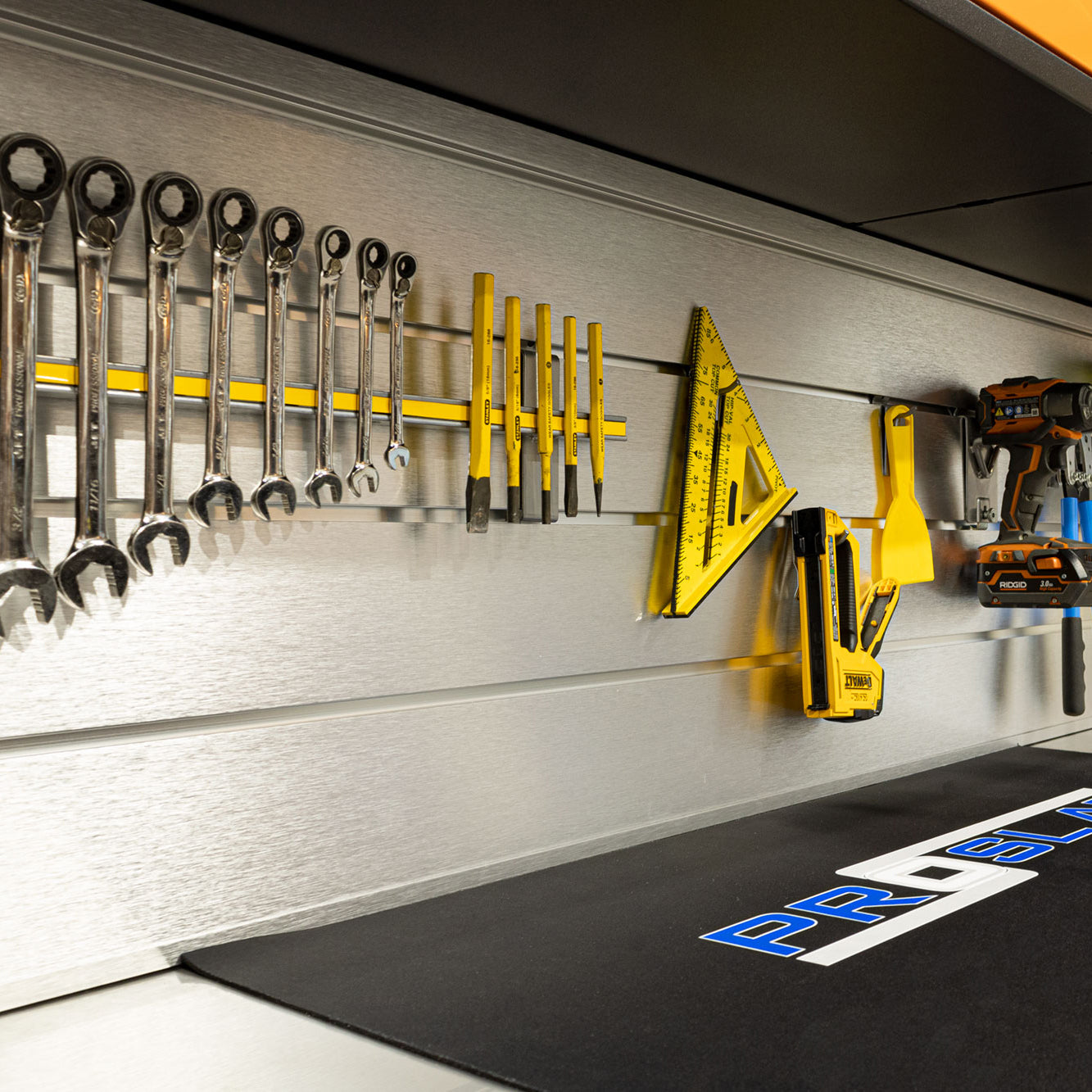 LUX Aluminum Back Splash 40" - Live Edge Work Surface