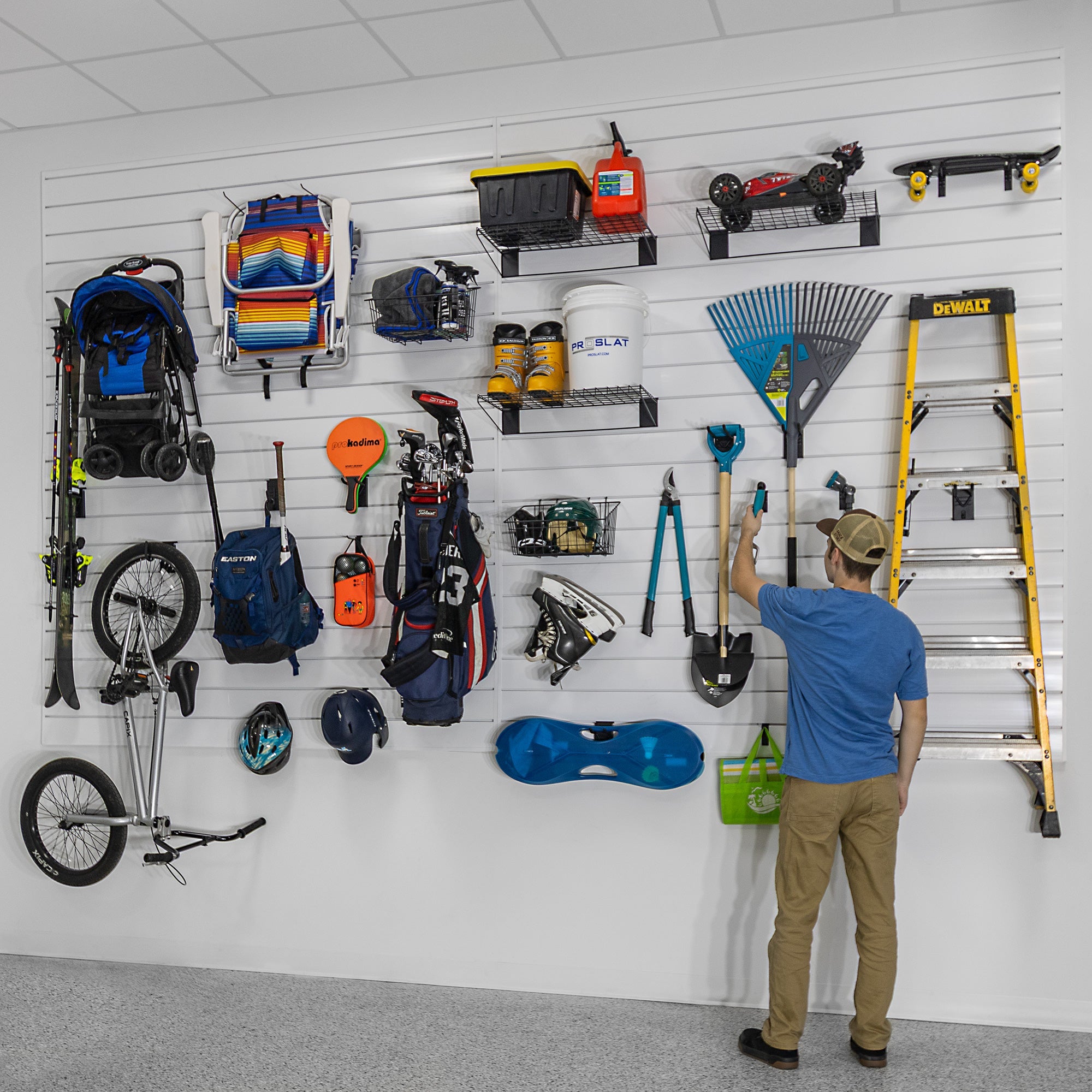 PVC Slatwall Sports Bundle – STEALTH