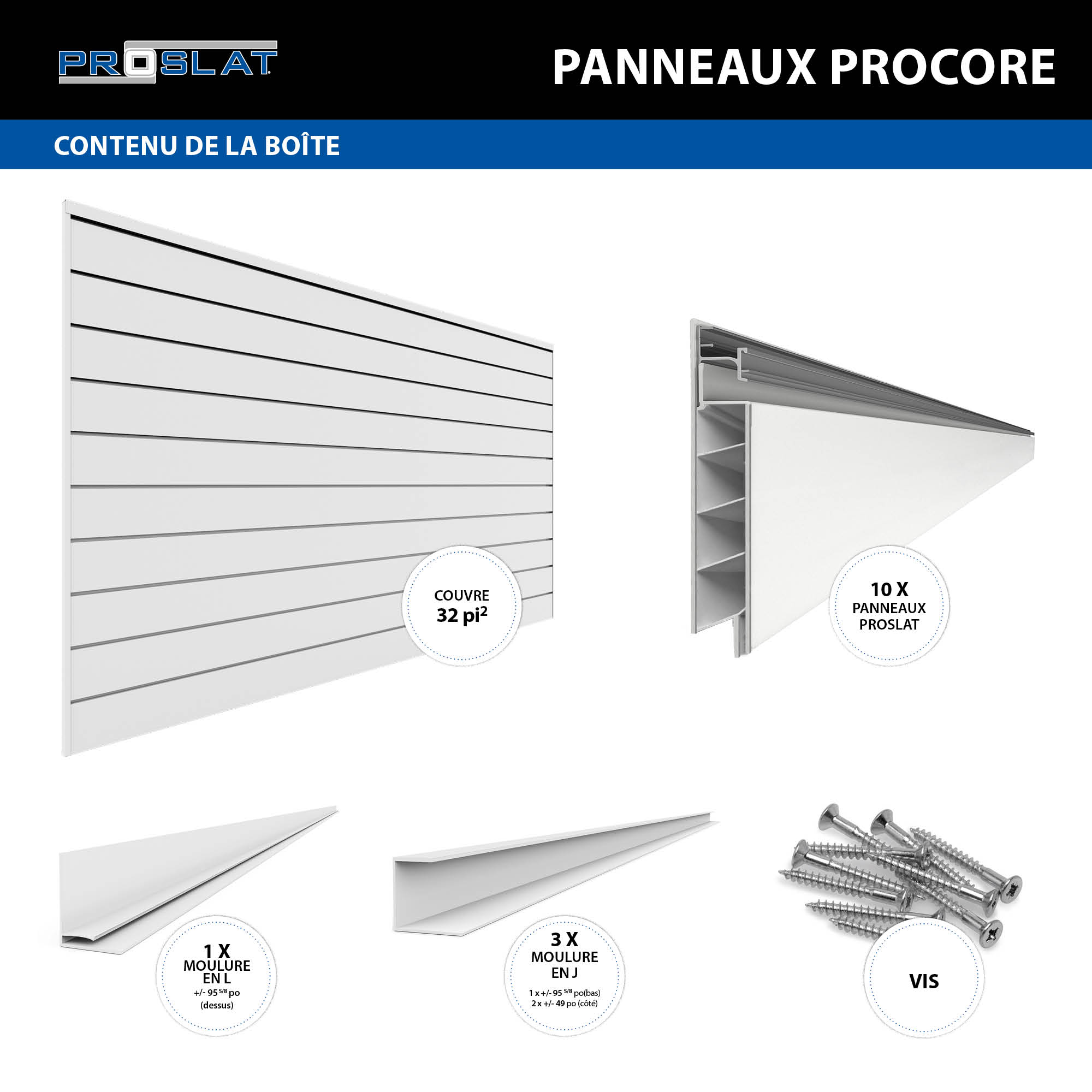 PROCORE Slatwall Basic Bundle
