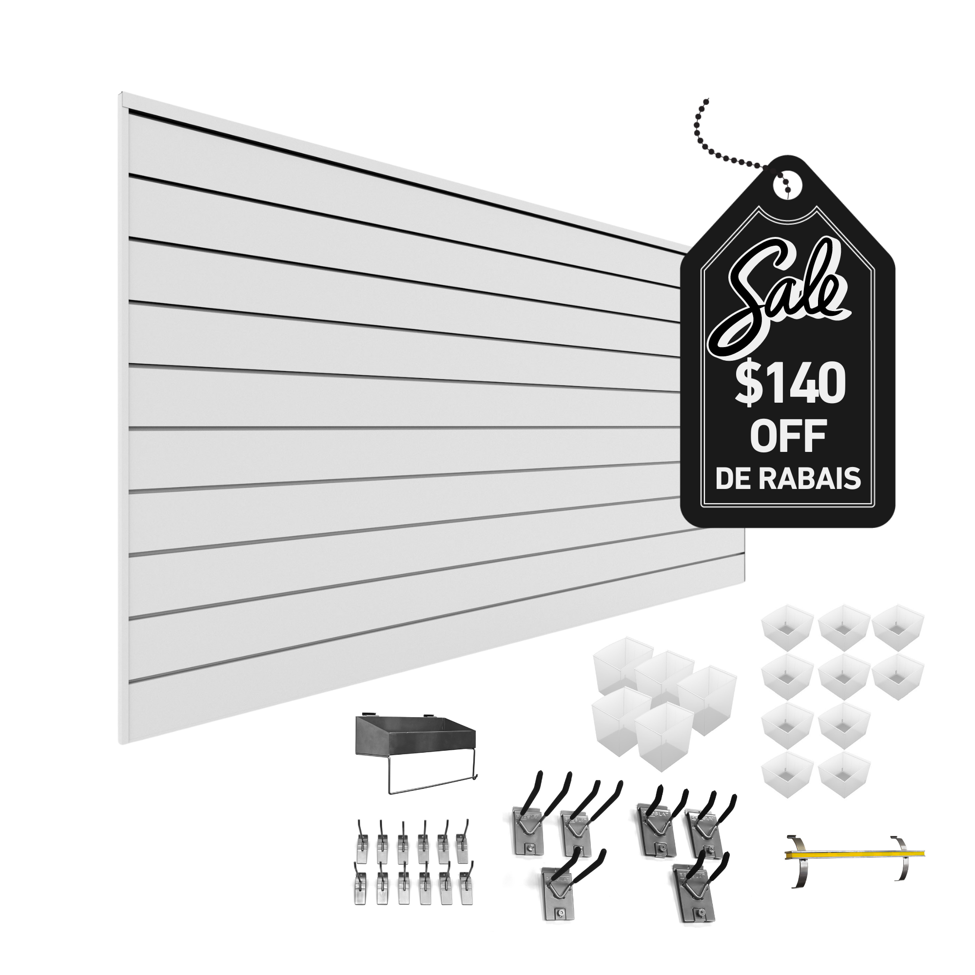 PVC Slatwall Handyman Bundle