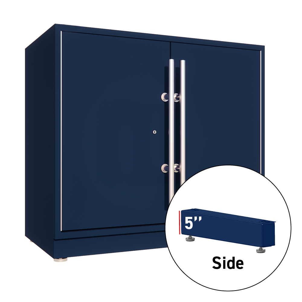 Lux 5 in. Side Leg w/Kickplate for 40 in. Cabinet