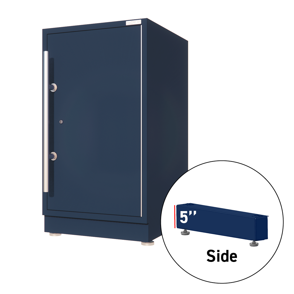 Lux 5 in. Side Leg w/Kickplate for 20 in. Cabinet