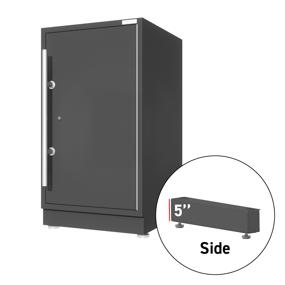 Lux 5 in. Side Leg w/Kickplate for 20 in. Cabinet