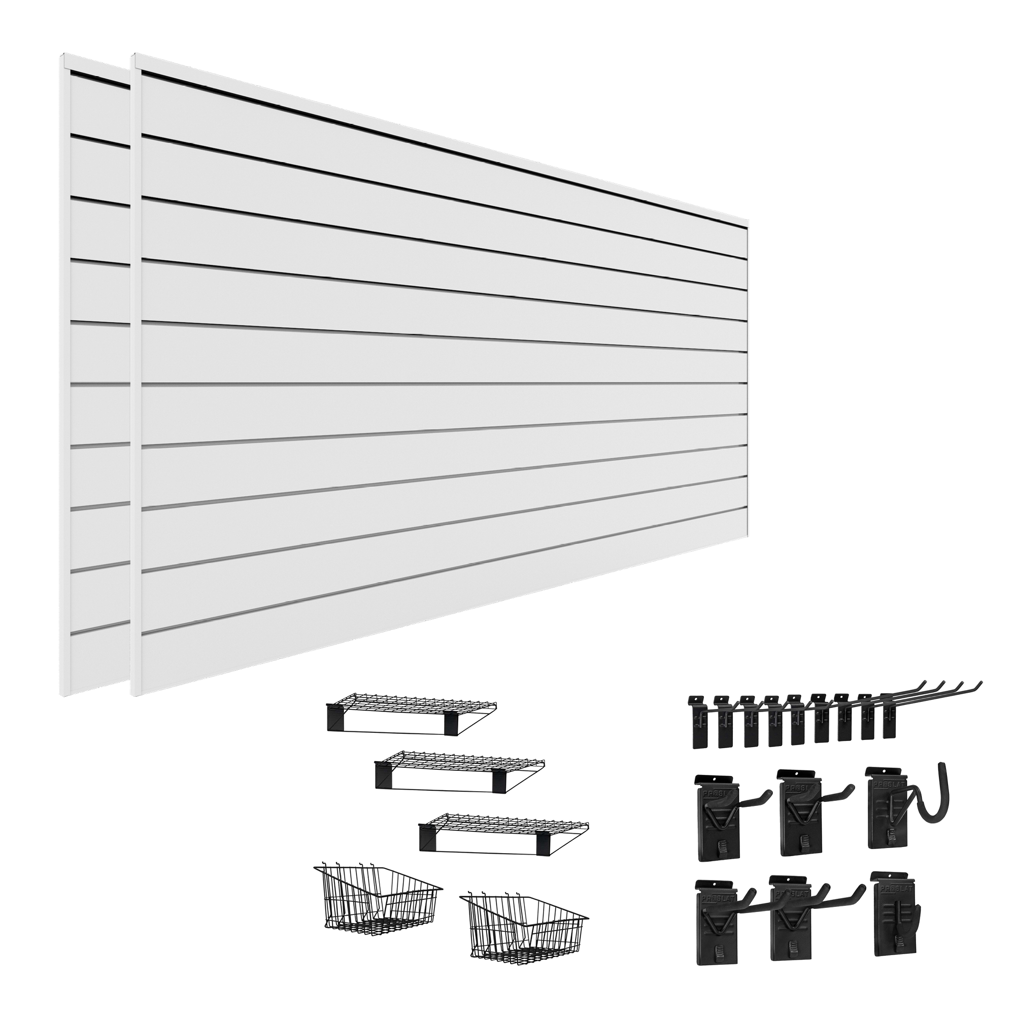 PVC Slatwall Ultimate Bundle – STEALTH