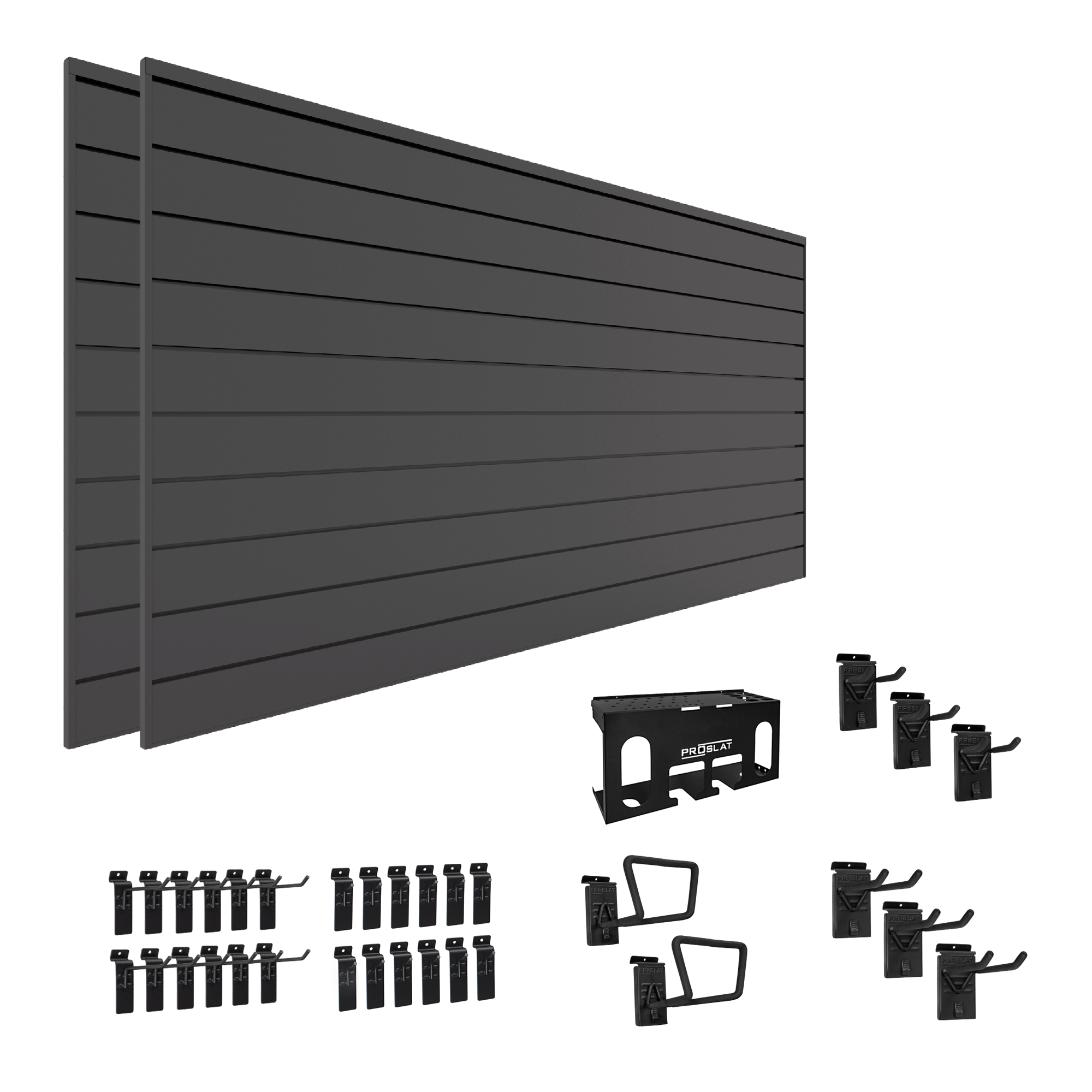 Classic Slatwall Ultimate Tool Organizer Bundle – STEALTH