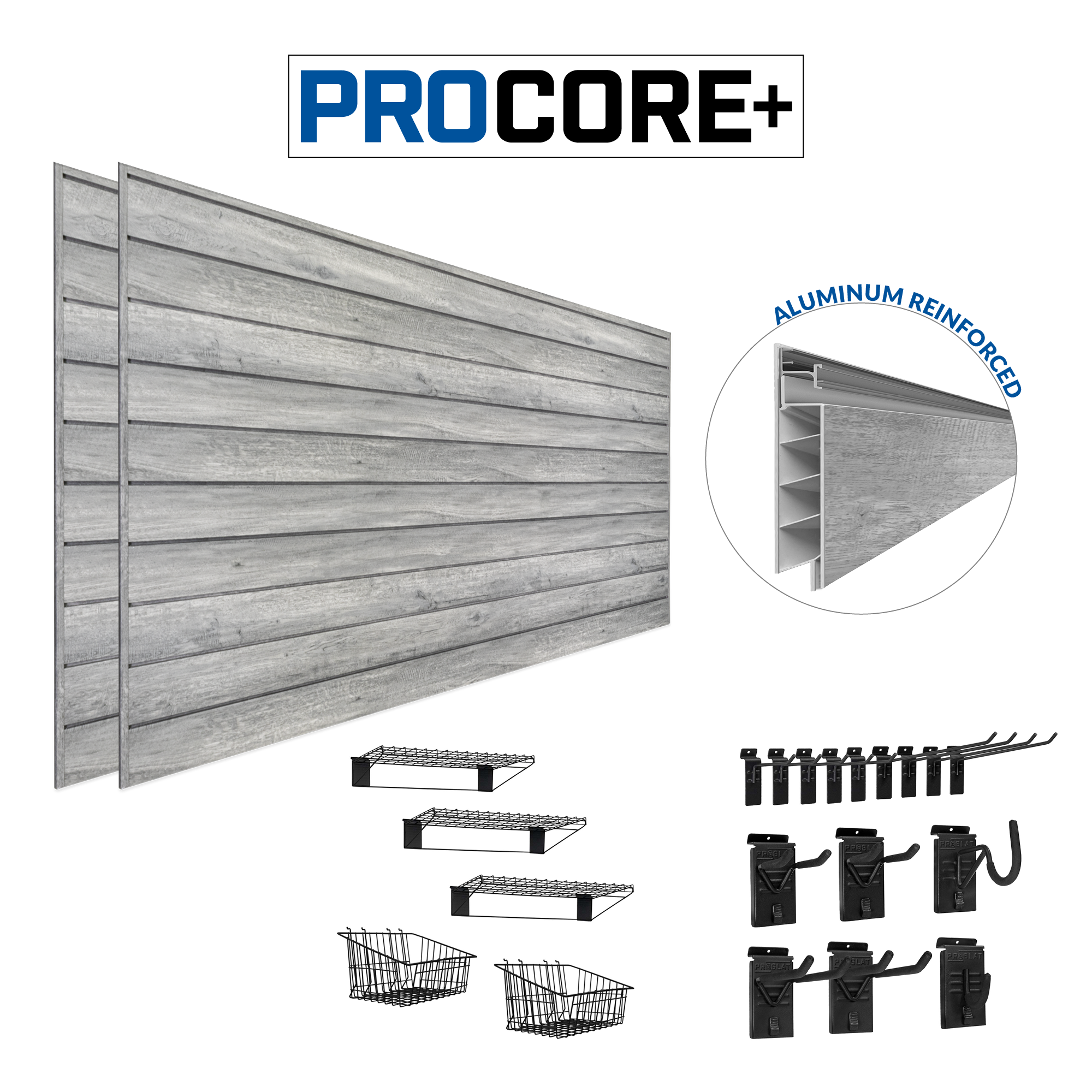 PROCORE PLUS Slatwall Ultimate Bundle – STEALTH