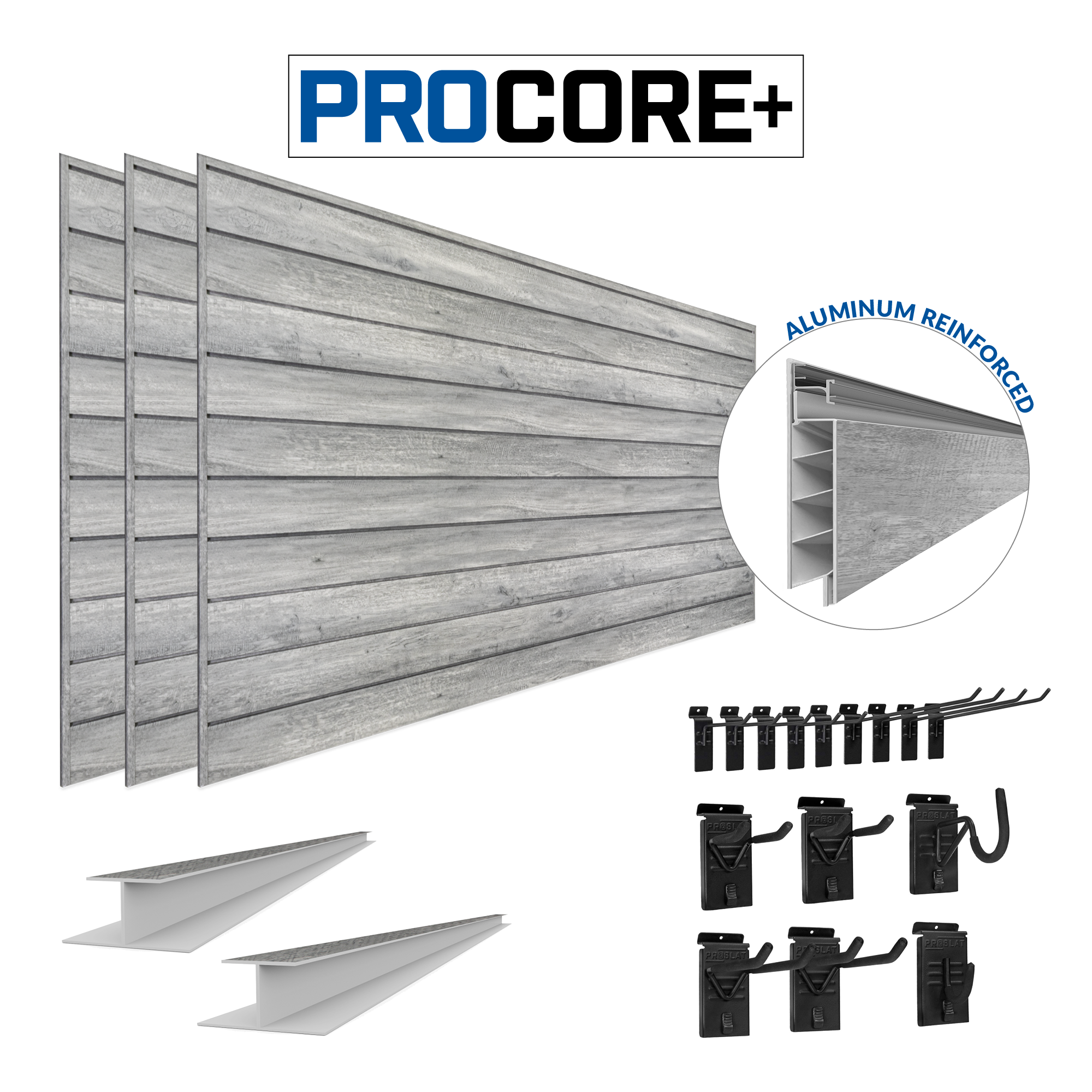 PROCORE PLUS Slatwall The standard – STEALTH