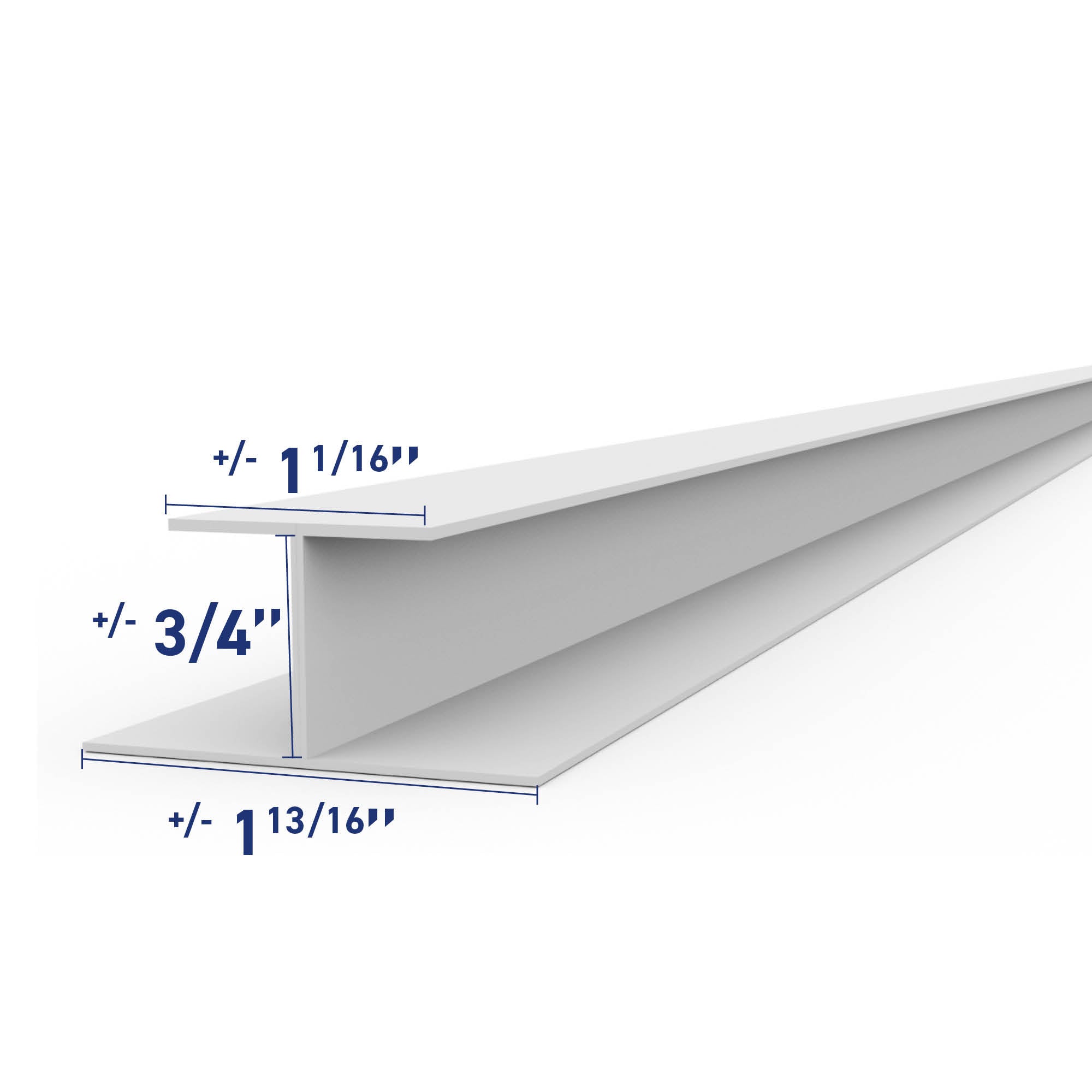 8 ft. PVC H Trim Pack