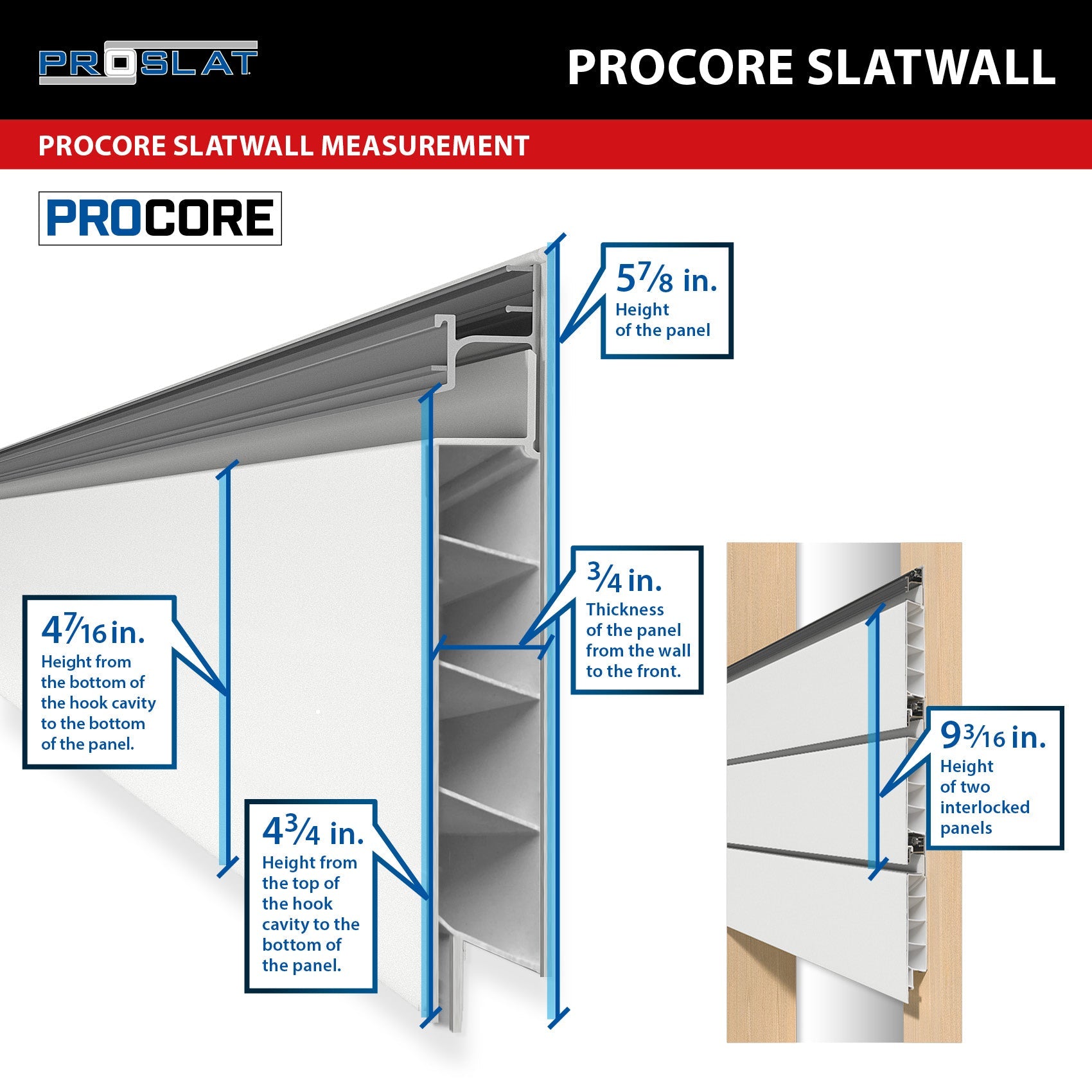 PROCORE Slatwall Organizer Bundle – STEALTH