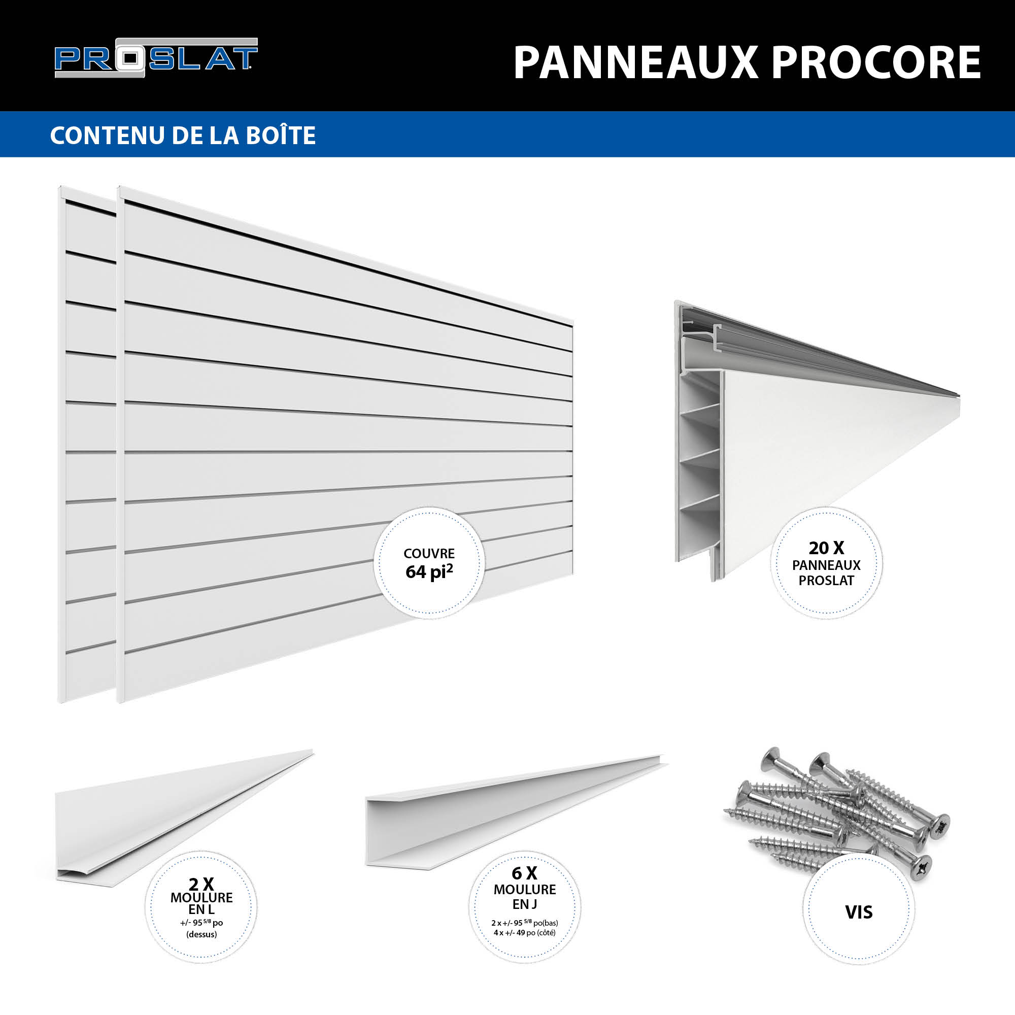 PROCORE Slatwall Ultimate Bundle – STEALTH