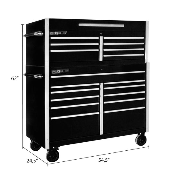 SAVE $1,955 MCS 54 in. Rolling tool chest combo – Black
