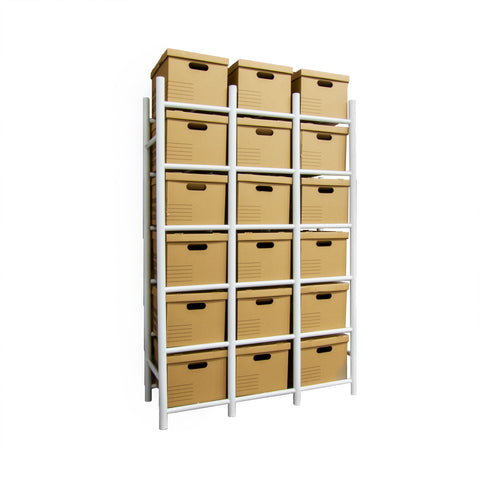 Bin Warehouse Rack – 18 Filebox