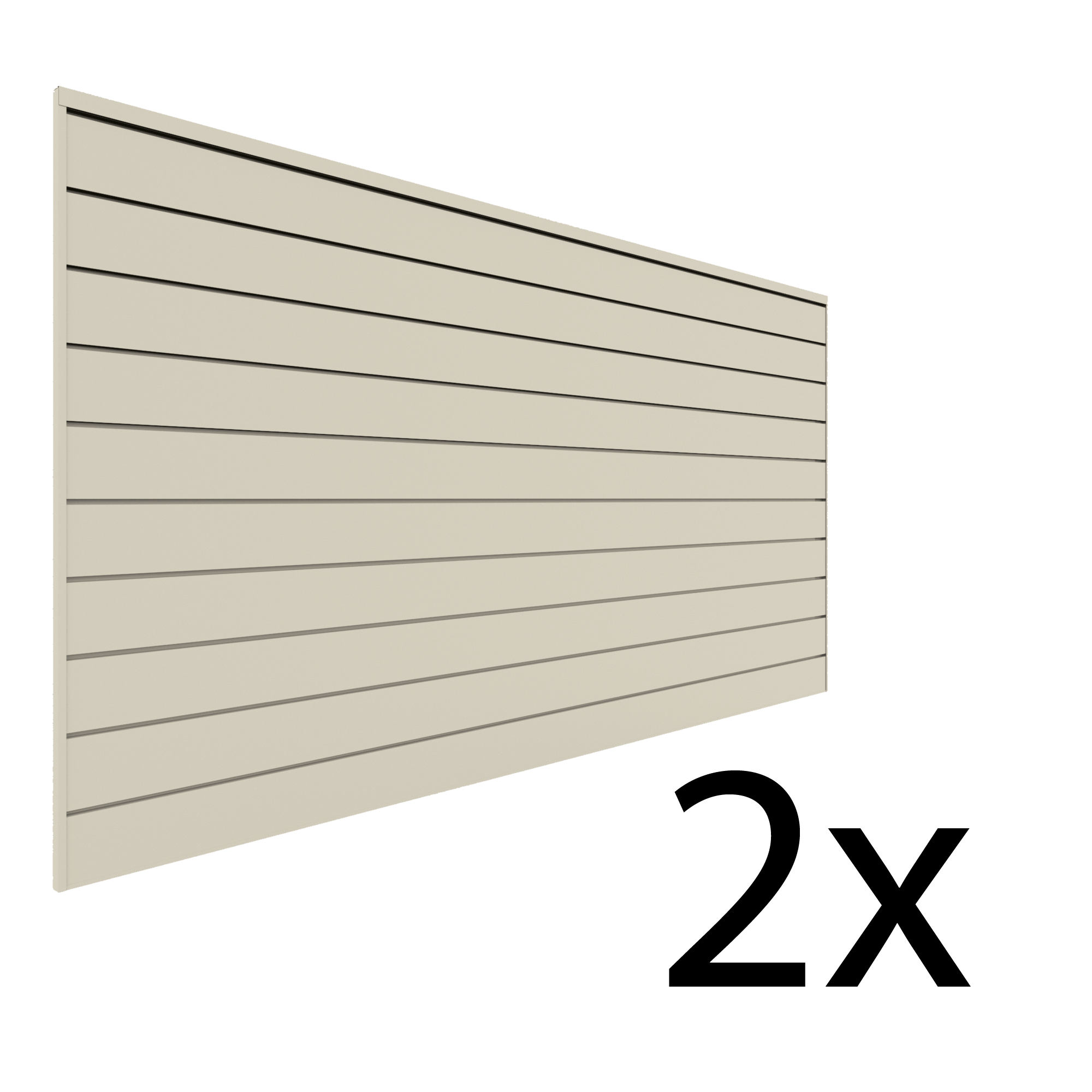 Panneaux de PVC 4 pi x 8 pi – Ensemble de 2 – 64 pieds carrés