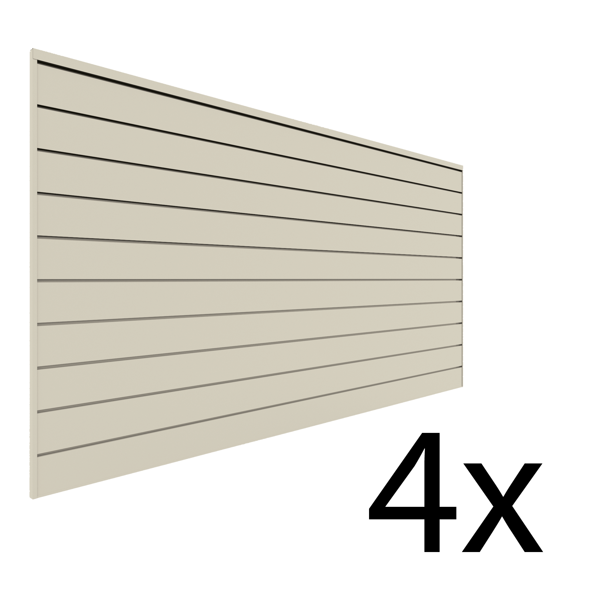 Panneaux de PVC 4 pi x 8 pi – Ensemble de 4 – 128 pieds carrés