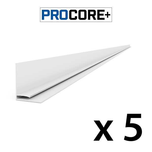 8 ft. PROCORE+ Black carbon fiber PVC Top Trim Pack