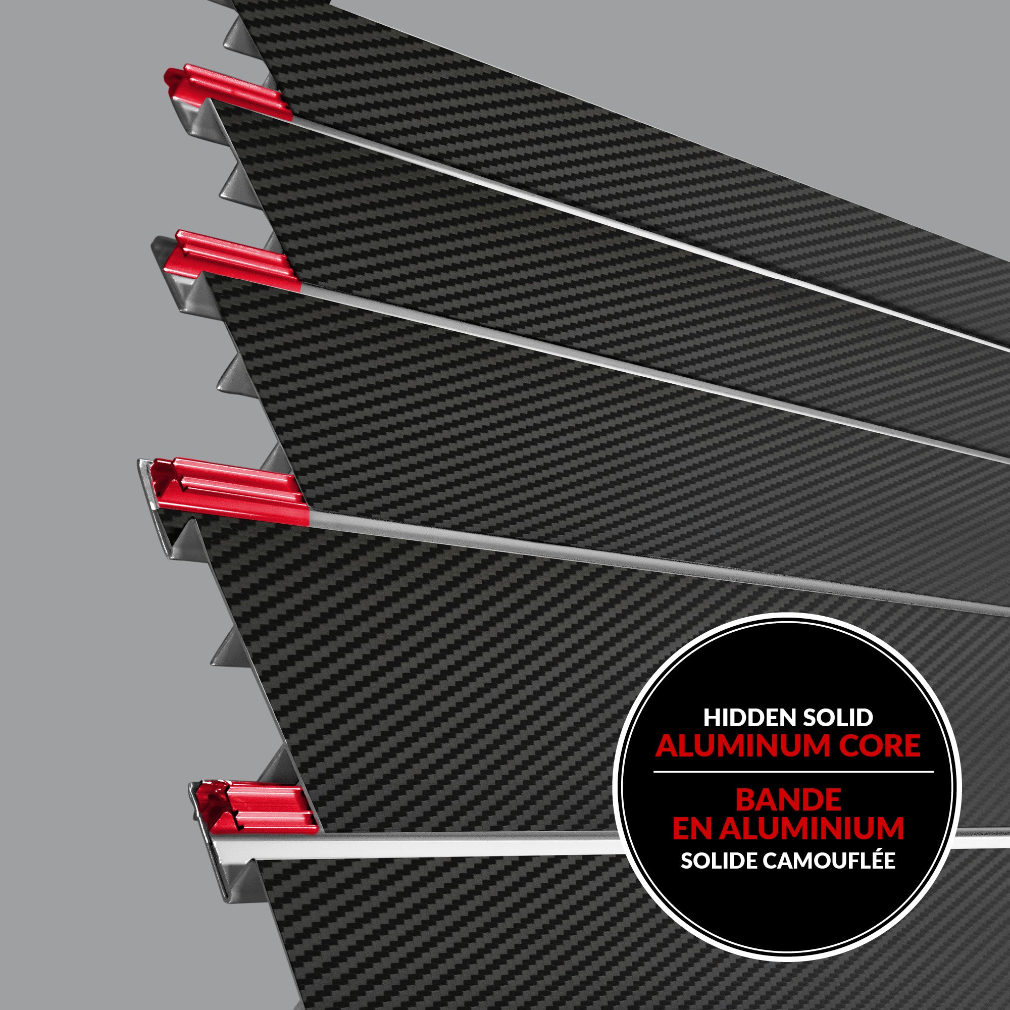 PROCORE+ Panneaux en PVC fibre de carbone noire – Ensemble ultime